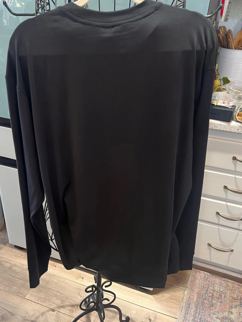 90 Degree by Reflex NWOT Lux Eamon Pullover Sweatshirt Black Large